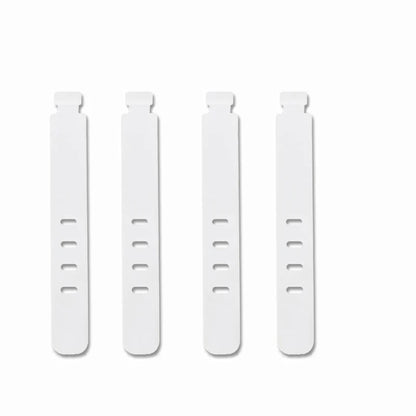20/12/4PCS Cable Ties Cord Organizer Management Silicone Wire Holder Straps Zip Clips Reusable Tie Wraps Keeperwinder Rubber 