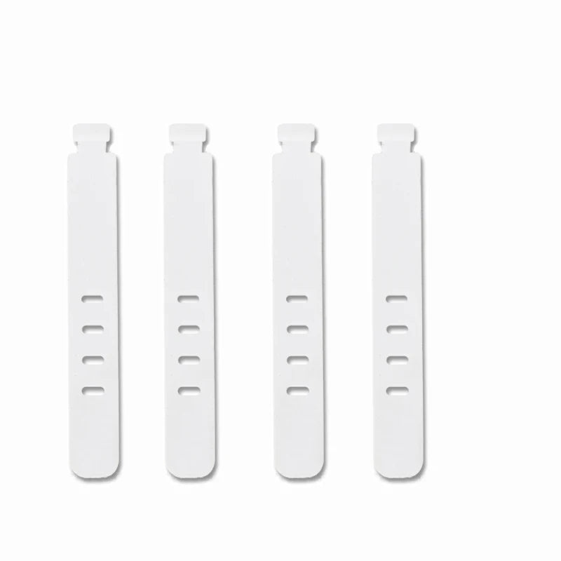 20/12/4PCS Cable Ties Cord Organizer Management Silicone Wire Holder Straps Zip Clips Reusable Tie Wraps Keeperwinder Rubber