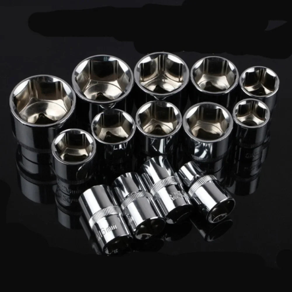 12 Pcs Set Wrench Socket Set Motorcycle Bicycle Repairing Tool Hardware Car Boat Auto Repair Tools Bike Multitool Bike Tool K