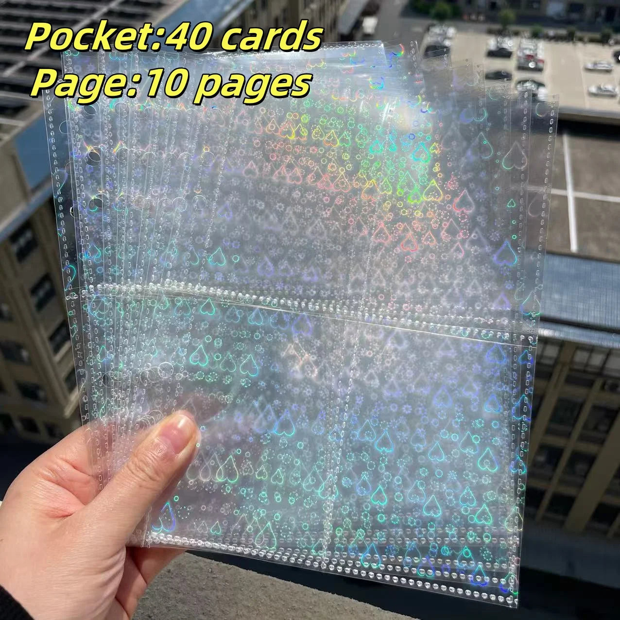 10PCS 1/2/4 Grids Photo Album A5 Inner Page Photocard Binder Photo Sleeve 6 Ring Refill Inner Page Photocard Kpop 포토카드 바인더 - 