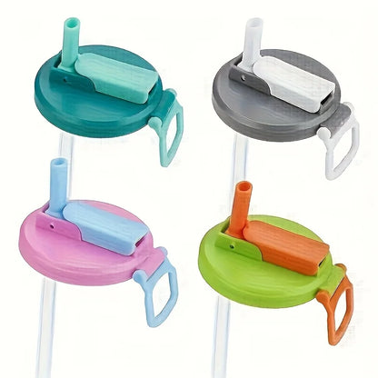 Reusable Soft Drink Can Lid. Soda Drink Can Lid Can Be Used for Beverages, Juices, and Soft Drinks, and Comes with A Straw - 