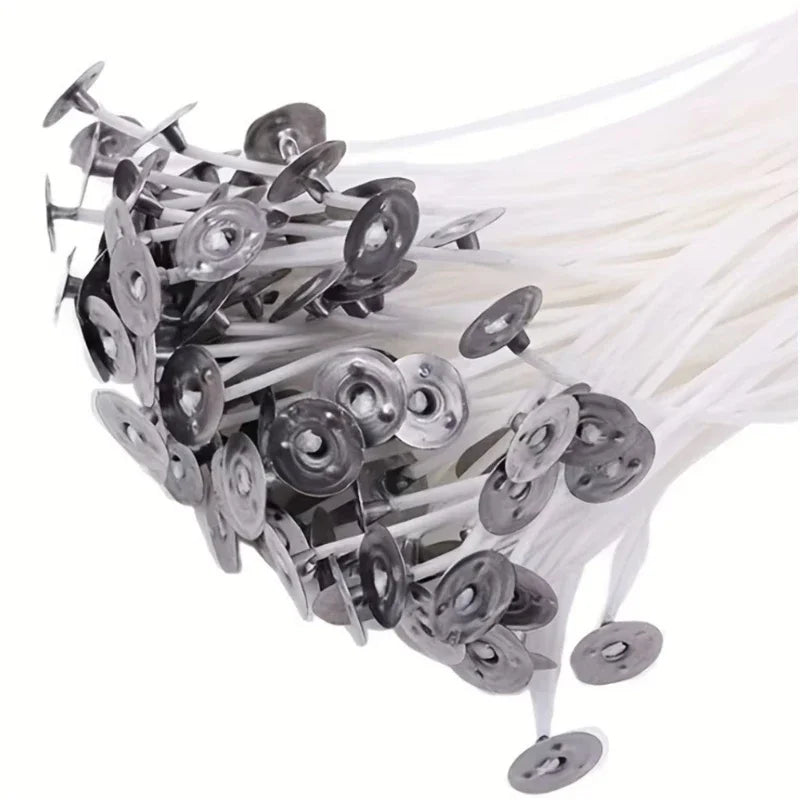 30pcs Candle Wicks Cotton Core DIY Smokeless Wax Pure Cotton Core Waxed For Candle Making