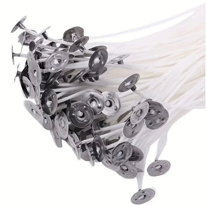 30pcs Candle Wicks Cotton Core DIY Smokeless Wax Pure Cotton Core Waxed For Candle Making