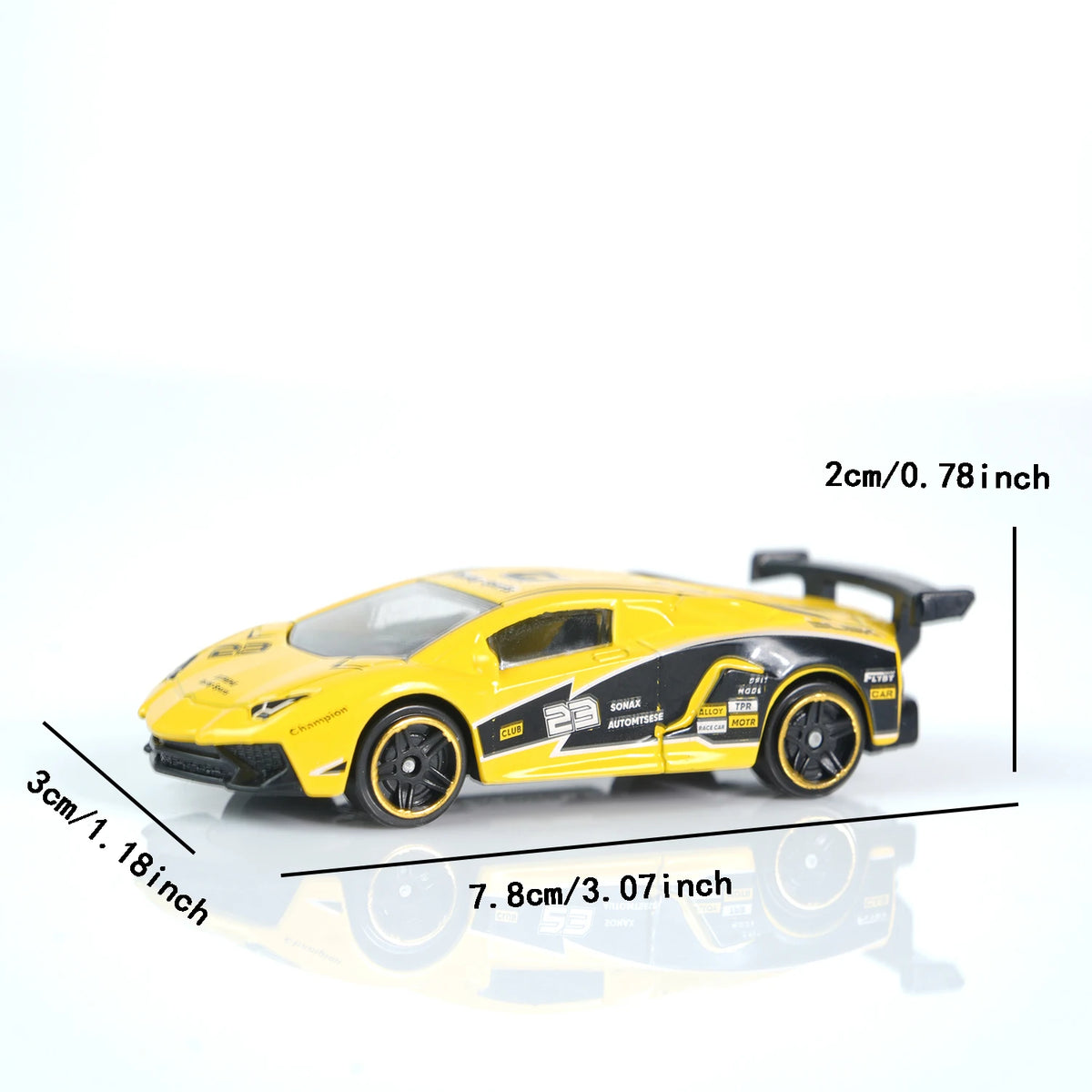 Aventador SVJ Die-cast Model, Alloy Car Toys Collectibles, 1/64 Scale Racing Ornament, Home Decoration, Gifts for Ages 3+