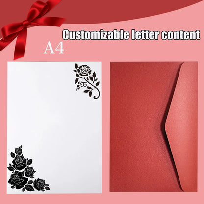 DIY Custom Envelopes Letter, Valentine's Day Letter Customization, Friend Blessing Letters, Company Documents Print, Mail a L