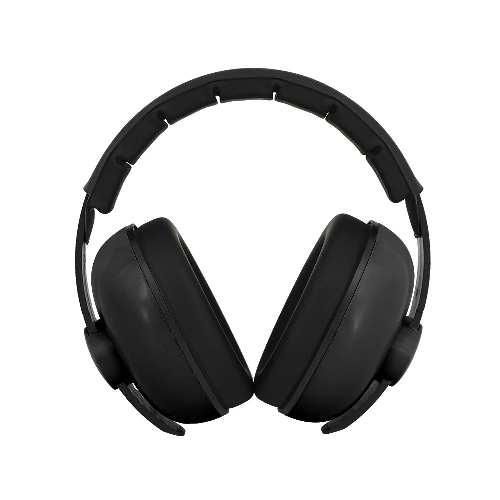 1pc Baby Ear Protection Anti-Noise Earmuffs Headphones for Sleep & Travel Ear Protection with Stretchable Design - BLACK