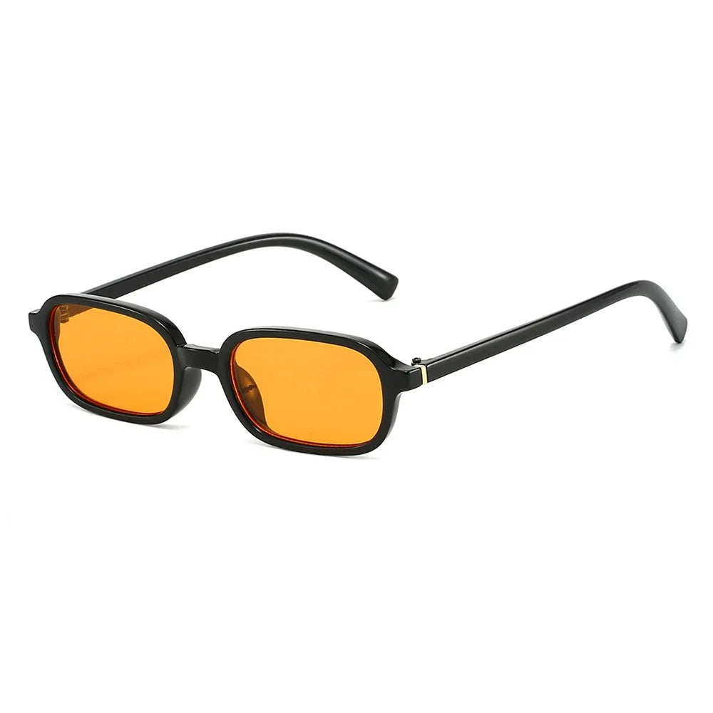 KLASSNUM Vintage Sunglasses Men Women 2026 Trendy Eyewear Rectangle Sun Glasses Anti UV400 Shades Eyepiece Small Square Glass