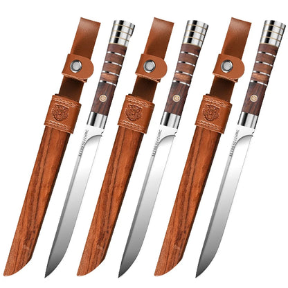 1/2/3-piece meat cutting knife set -M390 stainless steel 62HRC ultra-sharp blades suitable for cutting fruits and removing bo