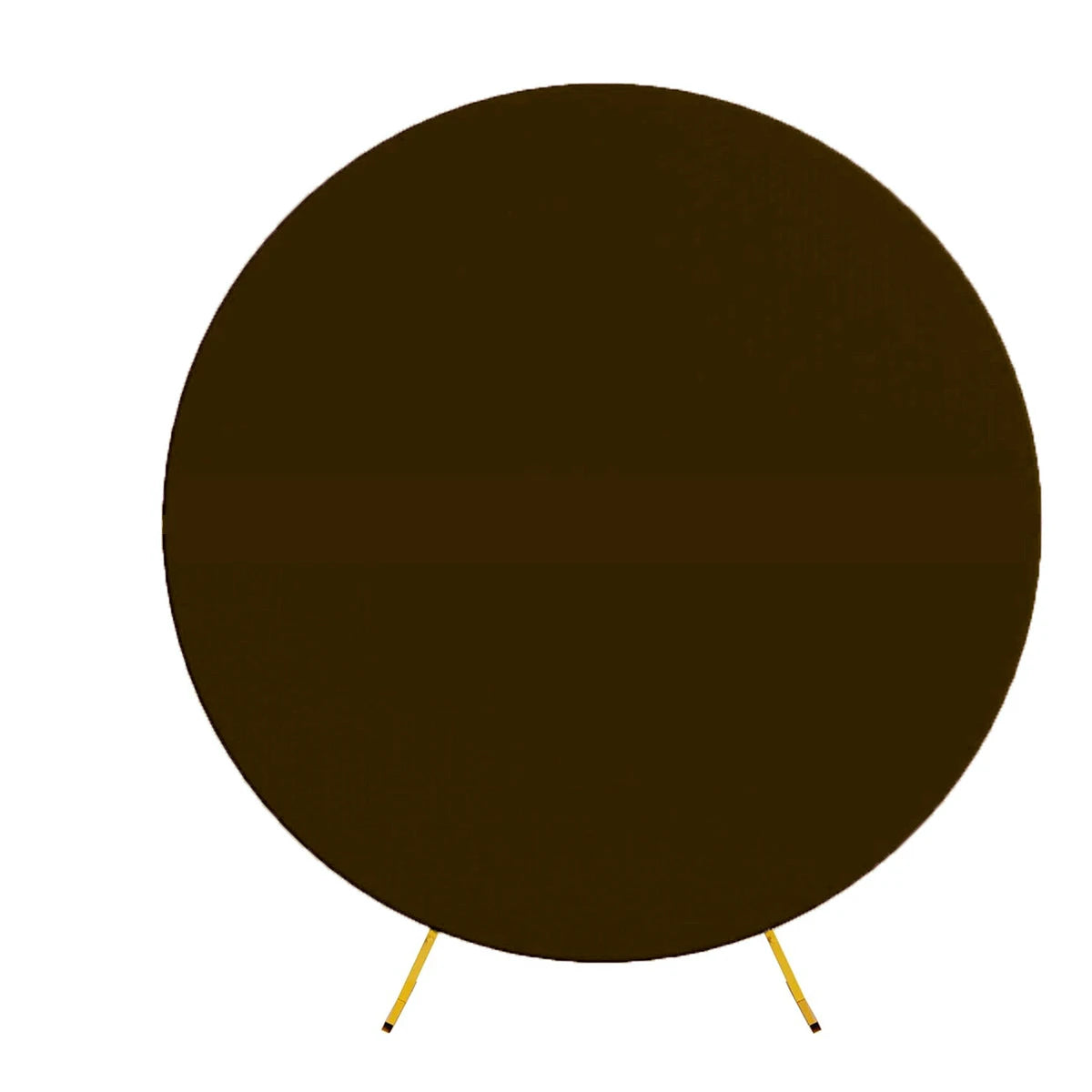 Pure Color Circle Round Backdrop Cover Wedding Baby Shower Birthday Party Decor Elastic Photo Background（Without Shelf）