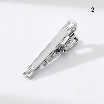 Tie Pin For Men Classic Tie Clips Copper Tie Bar Tie Collar Pin Business Corbata Necktie Clip Jewelry Gift Wedding Accessorie