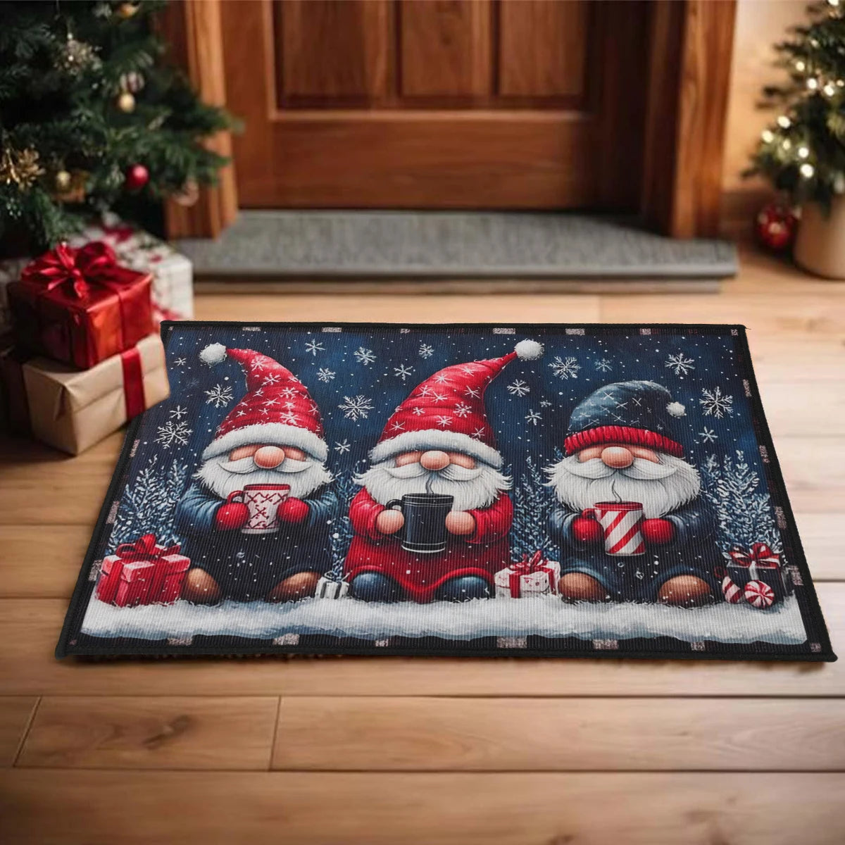 Christmas Doormat Merry Christmas Decorations for Home 2025 Navidad Natal Outdoor Floor Carpet Xmas Ornament New Year Gift 20
