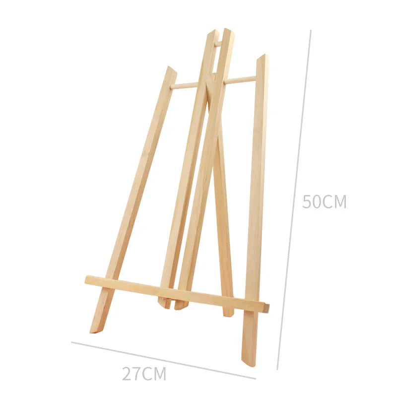Beech Wood Table Easel For Artist Easel Painting Craft Wooden Stand For Party Decoration Art Supplies 30cm/40cm/50cm - 50cm