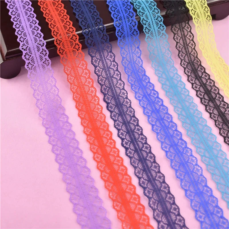 Lace Trim 10 Yards, 28mm Wide Lace Tape, Vintage Lace for Sewing, Scrapbooking, DIY Crafts, Floral Lace Ribbon Decoration