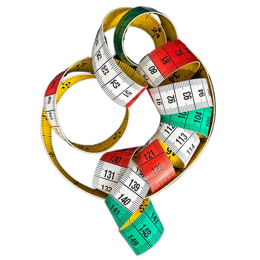 1Pc Quality Soft Tape with Snap Fasteners Soft Multicolor Measuring Tape Dual Sided Tape Measure Needlework Sewing Tool