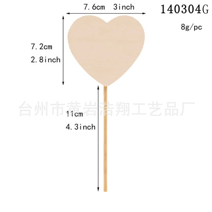 10PCS Fairy Wands Craft Kit Unfinished Wooden Princess Wands DIY Fun Party Supplies for Birthday Parties Gift Craft Activity 