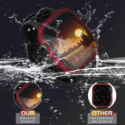 Glass+Cover For Apple Watch case 44mm 40mm 41 42 45 mm 49mm 46mm Screen Protector iWatch series Ultra 10 9 8 7 6 SE 5 Accesso