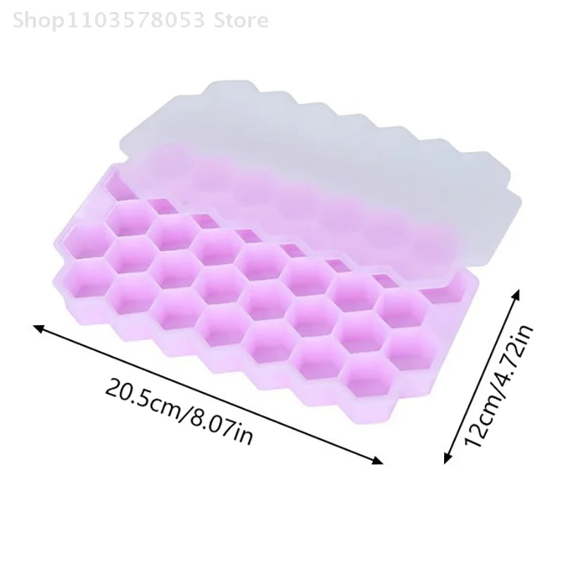 37 Grids Silicone Meatball Mold With Lid Honeycomb Rice Ball Maker Fish Balls Beef Balls Mold Meat Tools Kitchen Accessories