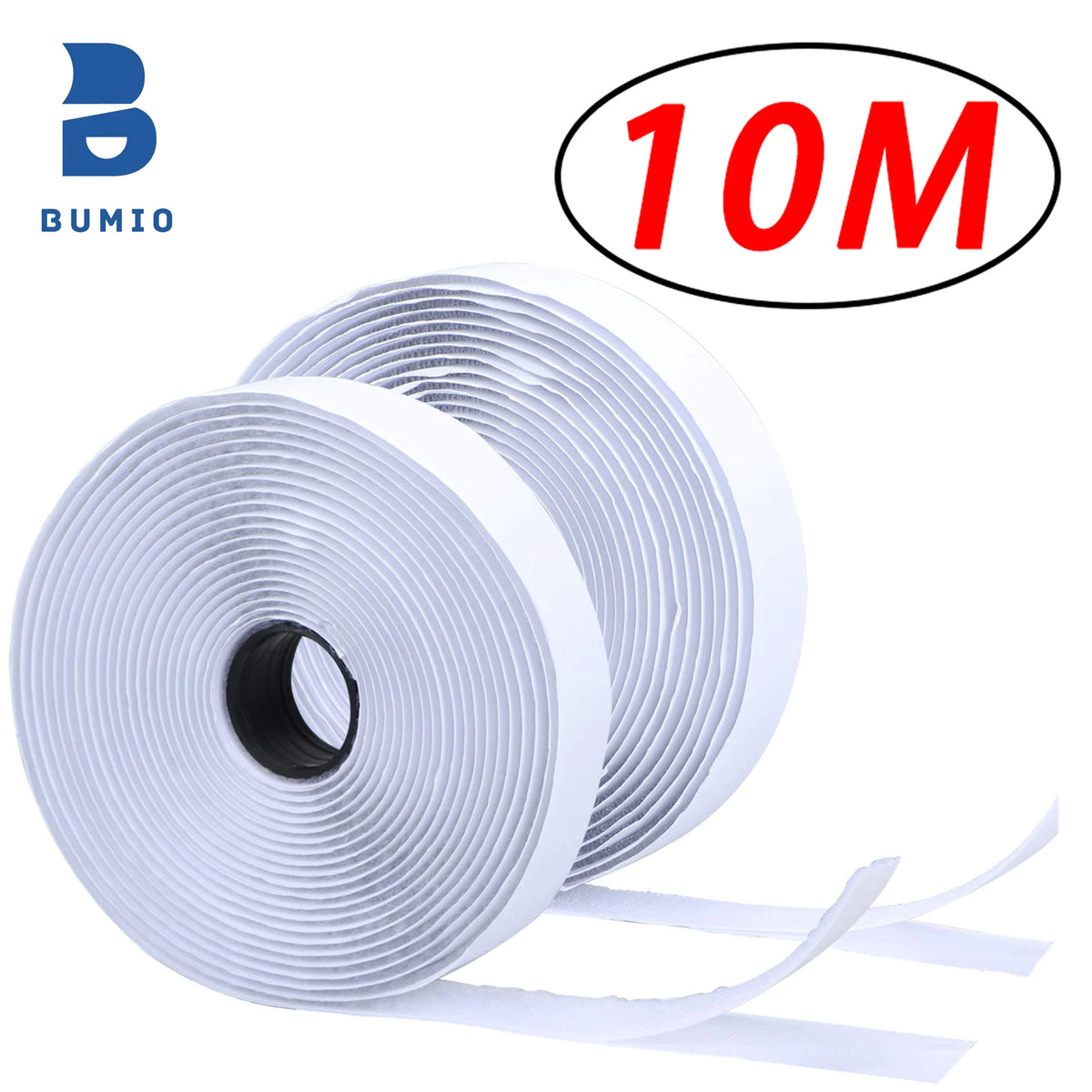 1-10M Self Adhesive Hook and Loop Tape Fastener House Diy Magic Tap Auto Double Sided Roll Strong Glue Home Strap Strips Doub