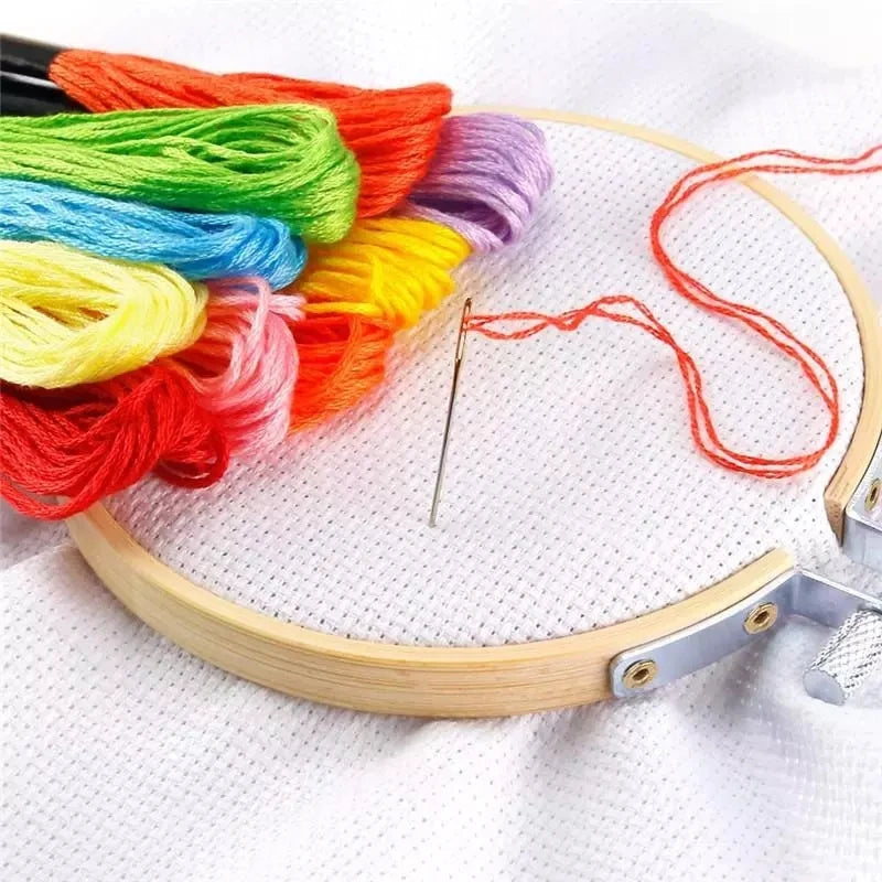 50/100/150/200/447Pcs Multicolor Embroidery Thread Cross Stitch Floss Threads Cotton Sewing Skeins Skein Kit DIY Sewing Tool
