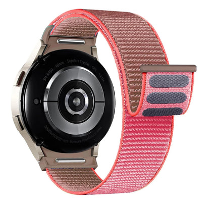 Band For Samsung Galaxy Watch 7/6/4/classic/5 pro 44mm 40mm wrist No Gaps Nylon sport loop correa bracelet Galaxy Watch 7 Str