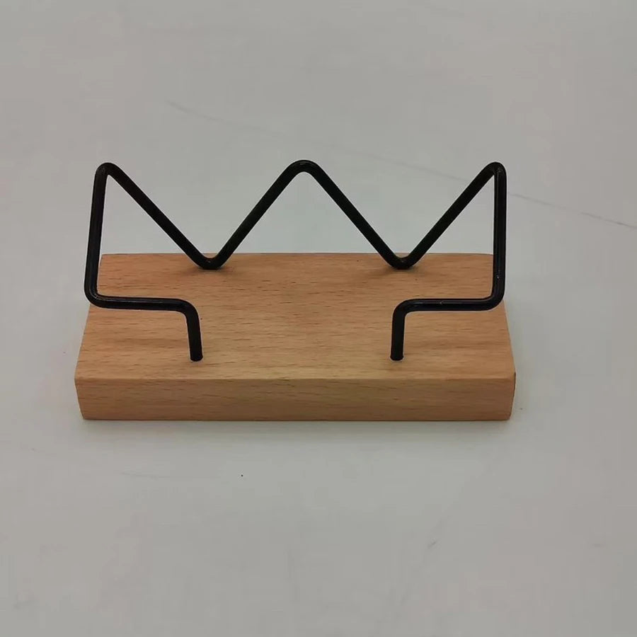 Business Card Holder Organizer Office Desk Display Stand Memo Counter Accessories Tabletop Shelf Home Wooden Card Holder Stor