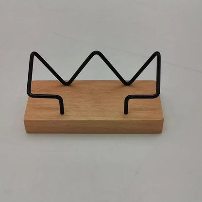 Business Card Holder Organizer Office Desk Display Stand Memo Counter Accessories Tabletop Shelf Home Wooden Card Holder Stor