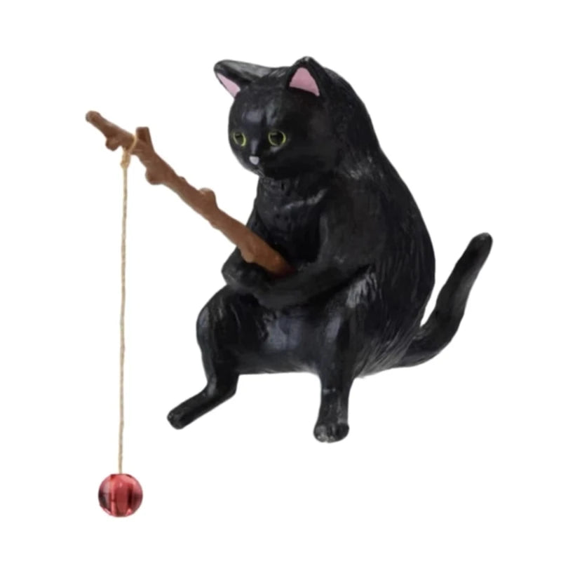 Fish Landscaping Cartoon Fishing Ornaments Aquarium Accessories Household Supplies Home Office Decoration - A
