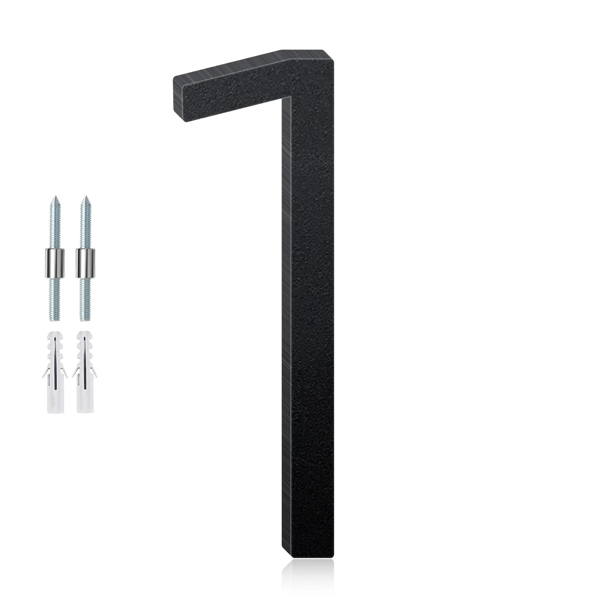 3-12inch Floating Aluminum House Numbers, Modern Metal House Address Numbers Letters, Aluminum Address Letters for Outside - 