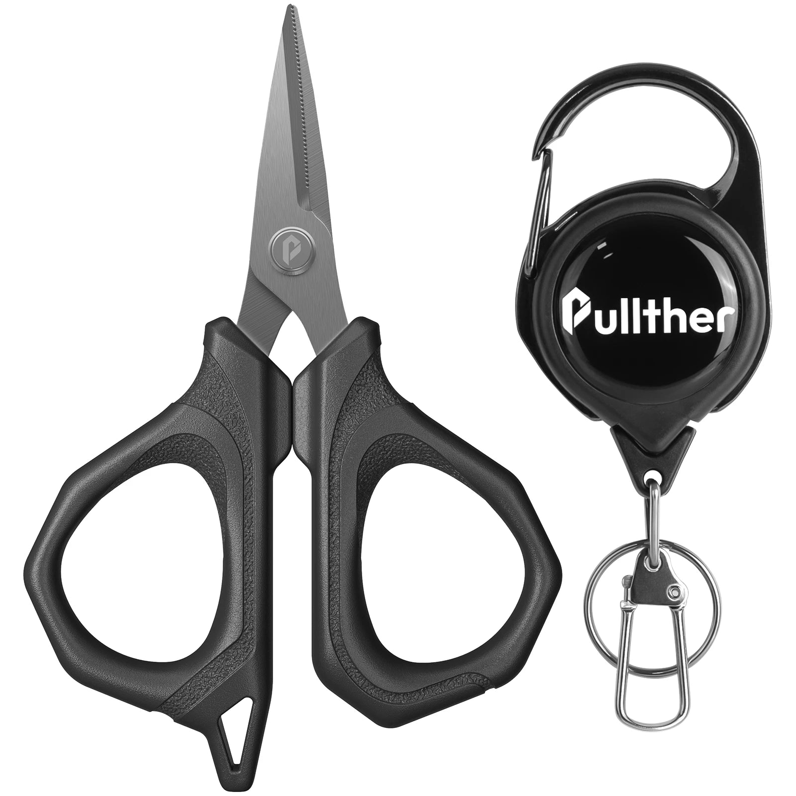 Fishing Scissors Stainless Steel Plier cut Braid Line PE Wire Cutter with Retractable KeyChain Fishing Pliers Tools Accessori