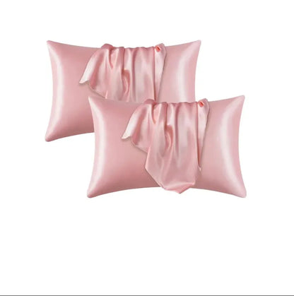 100% Silk Pillowcase Pillow Cover Silky Satin Hair Beauty Pillowcase Comfortable Pillow Case Home Decor Pillow Covers. - 2Pcs