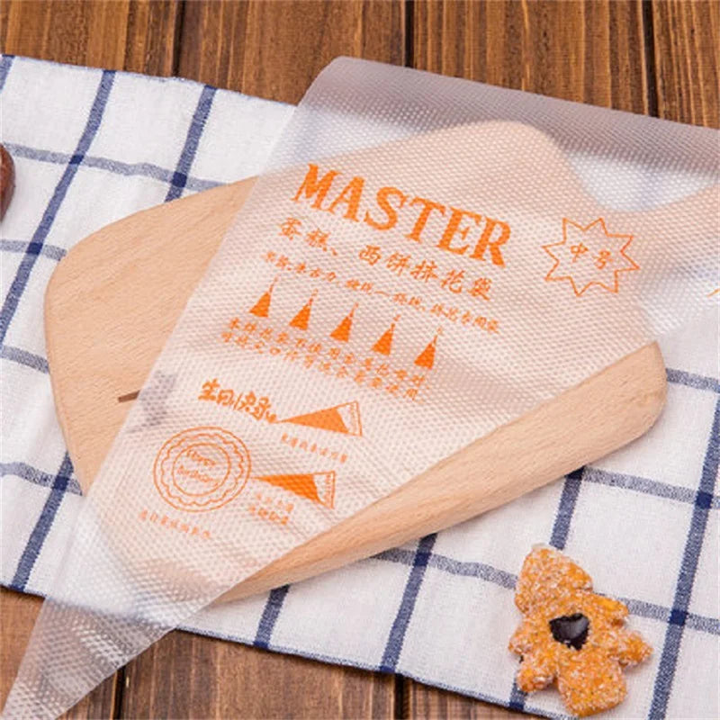 Pastry Piping Sleeves Leak Disposable Bag Confectionery Cake Accessories Baking Decorations Pocket Syringe Icing Cream Squeez