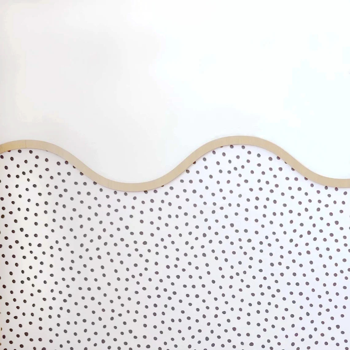 12pcs Unfinished Wood Trim for DIY Projects Waves Wall Molding Wood Wavy Wall Cornice Wood Trim
