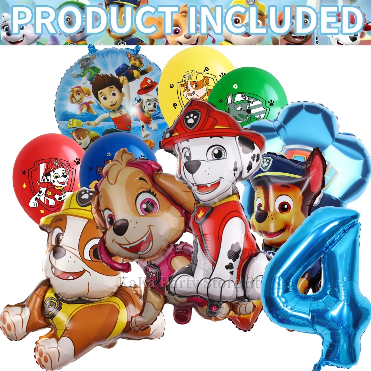 PAW Patrol Birthday Party Decor Tableware Tablecloth Plates Cup Balloons Baby Shower PAW Patrol Party Supplies Kids Favors Gi