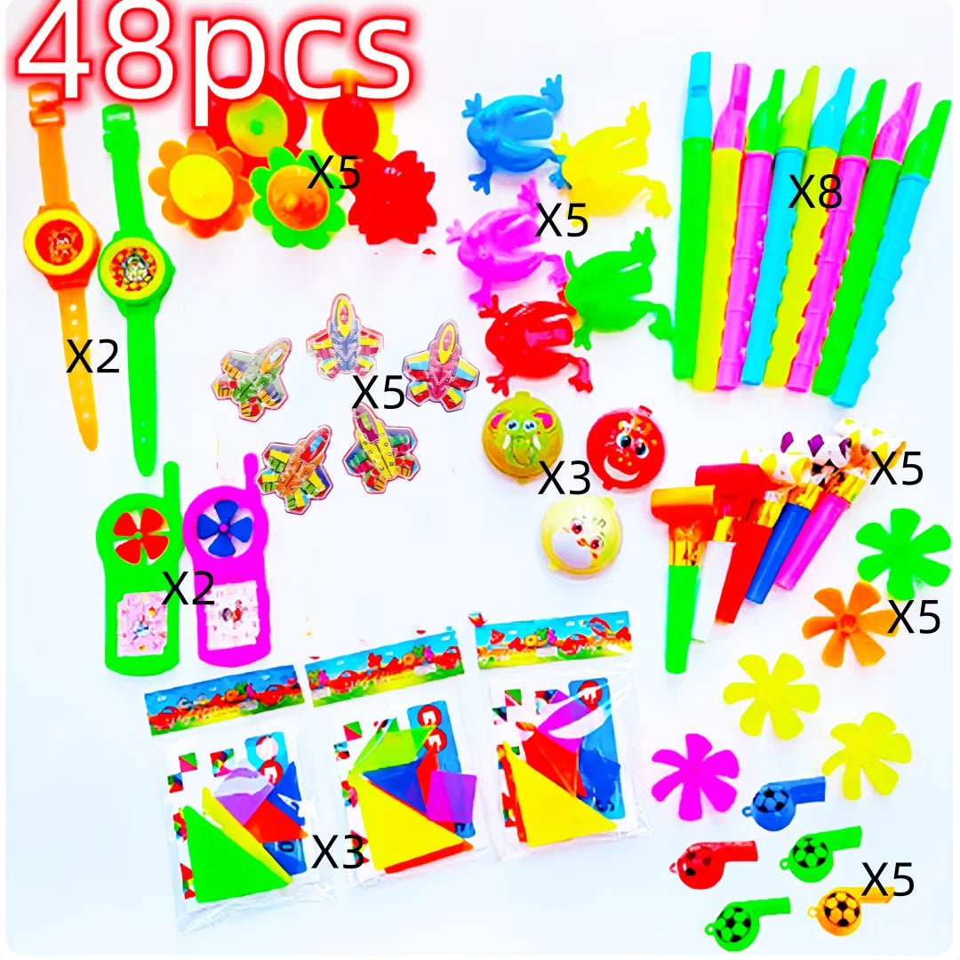 24-150 Pcs Fun Party Favor Set Toys for Kids Birthday Party Wedding Guest Gifts Kindergarten Prizes Christmas Carnival Gift P