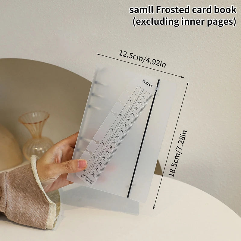 Nail Art Piece Storage Book Large Capacity Exhibition Photo Album Card Clip Display Board DIY Simple Album Storage Book