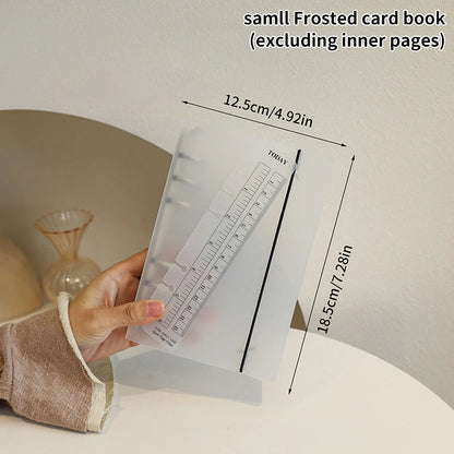 Nail Art Piece Storage Book Large Capacity Exhibition Photo Album Card Clip Display Board DIY Simple Album Storage Book