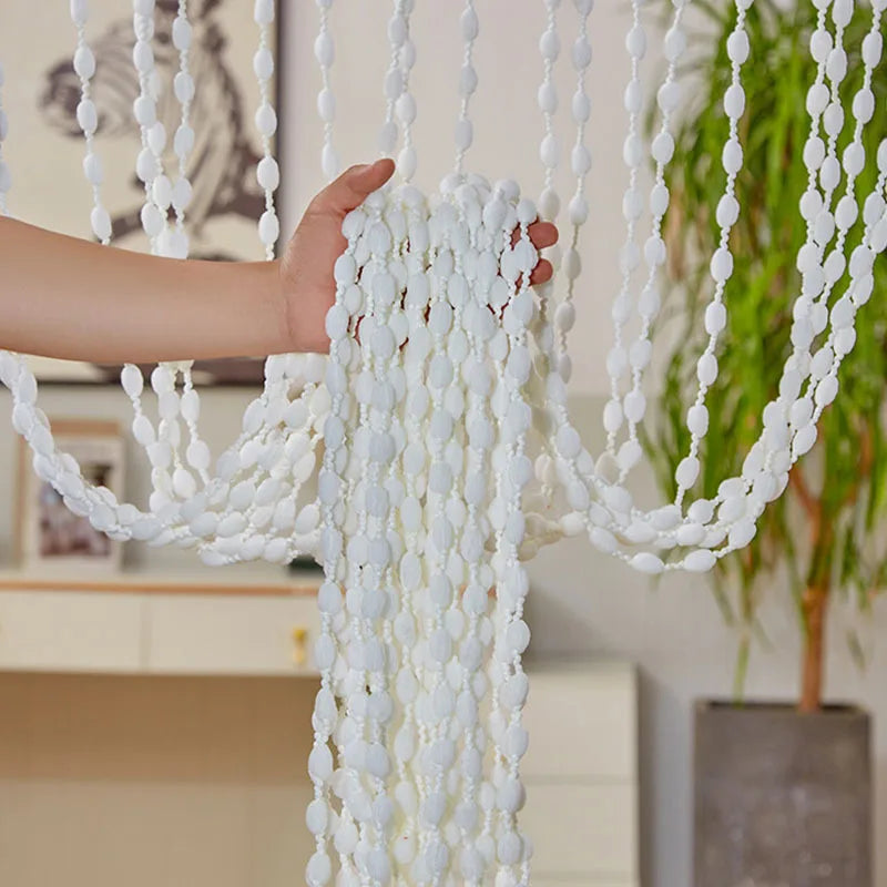 1PC Lantern Tassel Cord Curtains Polyester Door Beaded Curtains Wedding Salon Window Line Curtains Decoration For Room Divide