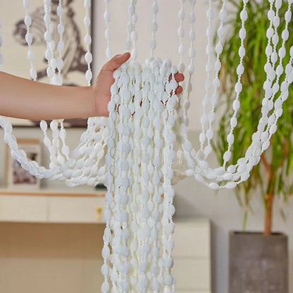 1PC Lantern Tassel Cord Curtains Polyester Door Beaded Curtains Wedding Salon Window Line Curtains Decoration For Room Divide