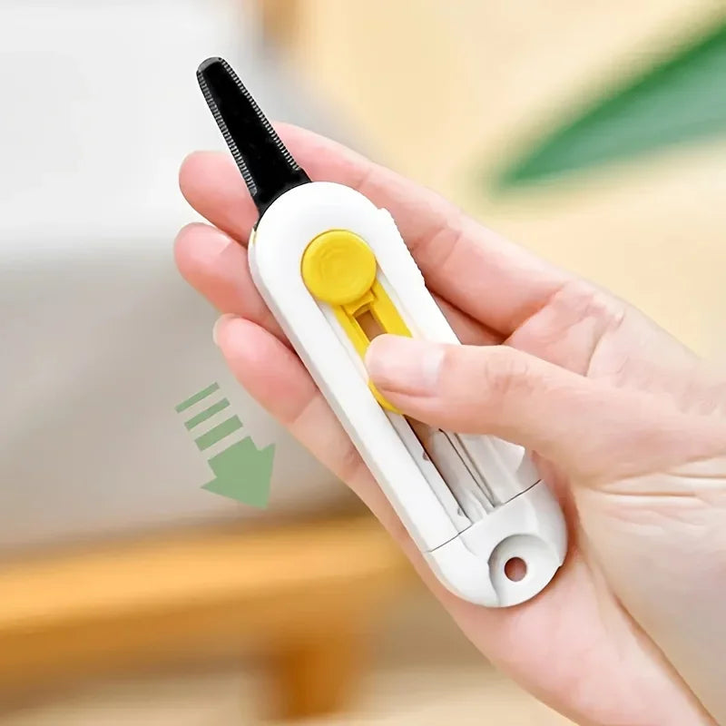 Magnetic Courier Opening Knife Multifunctional Portable Courier Unboxing Knives Retractable Self-locking Rebound Art Knife To