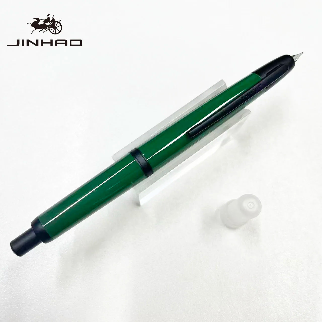 Jinhao 20 Press Retractable Fountain Pen EF/F Nib with Converter Resin Writing Gift Pen