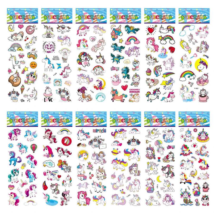 5 Sheets Kids Stickers Puffy Stickers for Children Birthday Christmas New Year Gift for Girl Boy Scrapbooking Cartoon Sticker