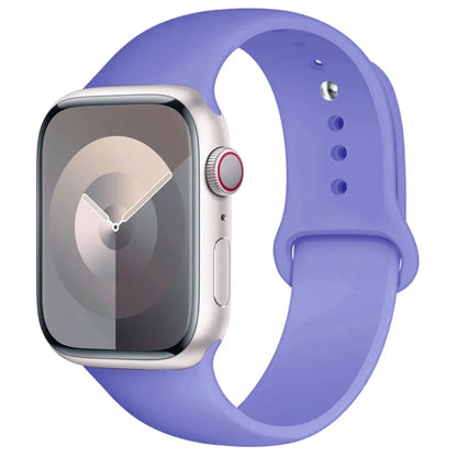 Silicone Band For Apple Watch strap 44mm 45mm 40mm 41mm 42-38mm 45 mm sport bracelet iwatch series 8 7 6 5 4 3 SE 9 Ultra 2 4
