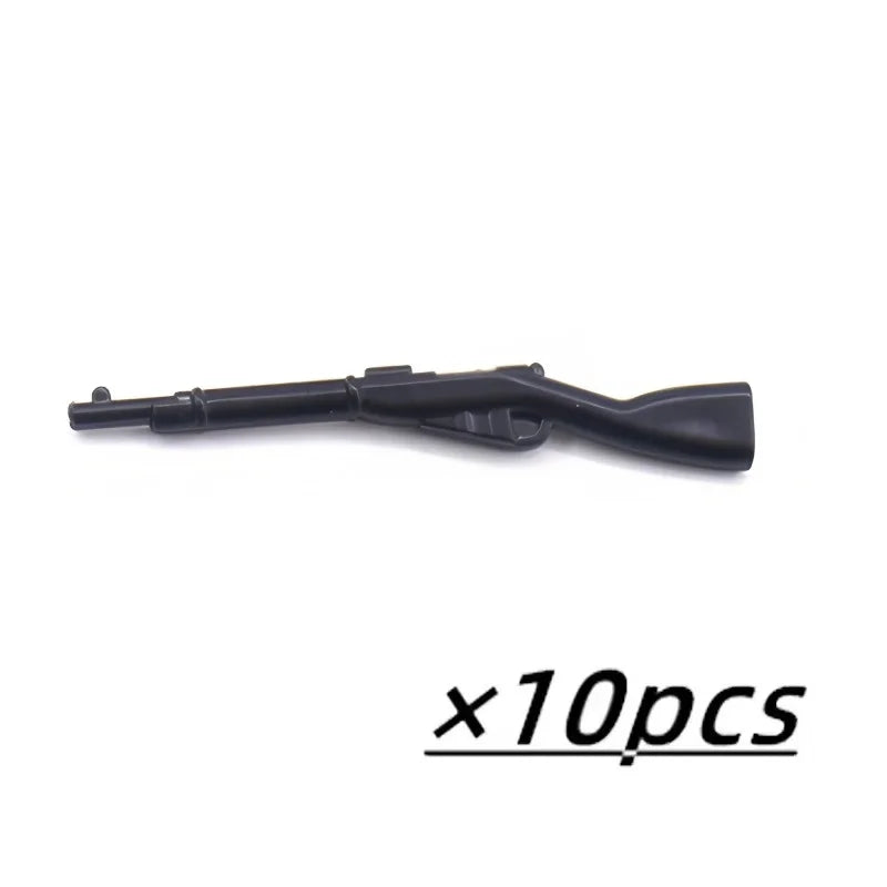 Military Weapons Figures Mini Accessories Light Machine Guns MOC Soldiers Army Brinquedos No Playmobil Building Block Boy Toy