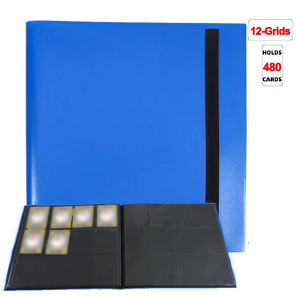 1Pc Card Binder 160/360/480 Trading Card Holder Book Durable Side Loading Card Book With Gaming Cards PP Cover Binder For Car
