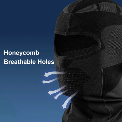 Unisex Winter Warm Balaclava Hat Elastic Breathable Cycling Full Face Mask Outdoor Running Skiing Mask Motorcycle Helmet Inne