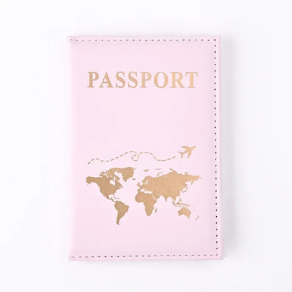 Women Men RFID Vintage Business Passport Covers Holder Multi-Function ID Bank Card PU Leather Wallet Case Travel Accessories 