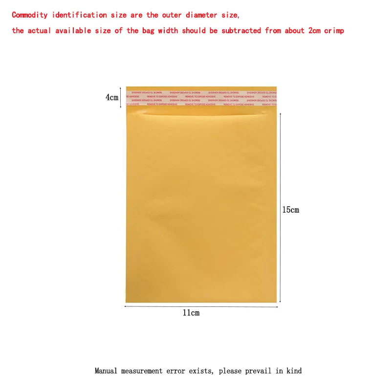 Kraft Bubble Mailers Self Seal Adhesive Shipping Bags, Cushioning Padded Envelopes for Shipping, Mailing, Packaging