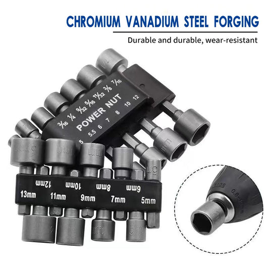 Powerful Socket Inner Hexagonal Wrench Hexagonal Handle Screwdriver Socket Extension Rod Pneumatic Screwdriver Insert Tool Se