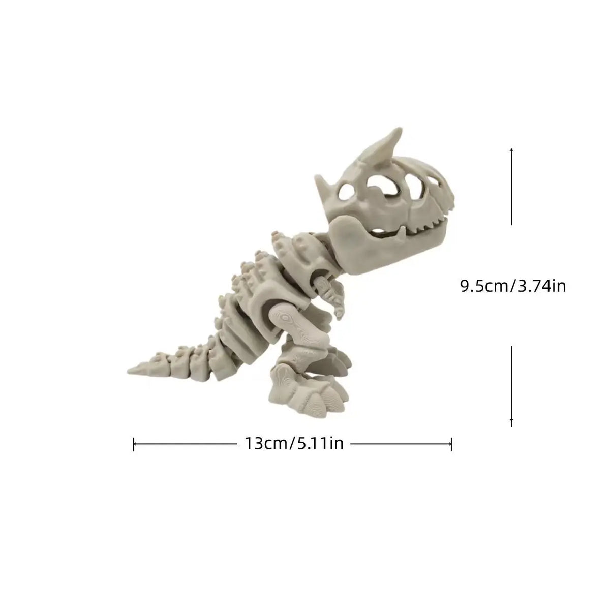 Simulation Dinosaur Fossil Plastic Skeleton Model Children's DIY Handmade Dinosaur Skeleton Assembly Kit Tyrannosaurus Rex Mo