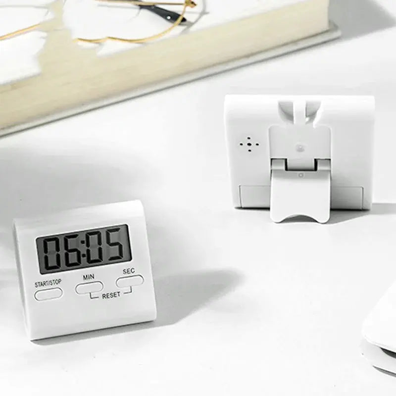 Digital Kitchen Timer Cooking Timer LCD Digital Manual Countdown Timer Mechanical Digital Kitchen Timer Magnetic Kitchen Gadg